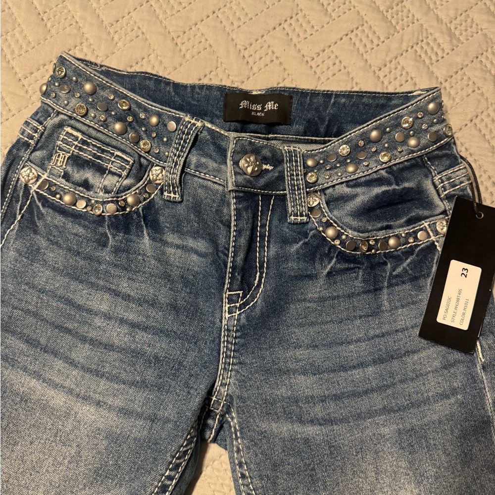 Miss Me Women's Jeans with Silver Accents